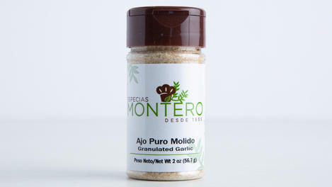 Ajo puro molido, Montero, 2 oz