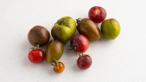 Tomate cherry mezcla, heirloom