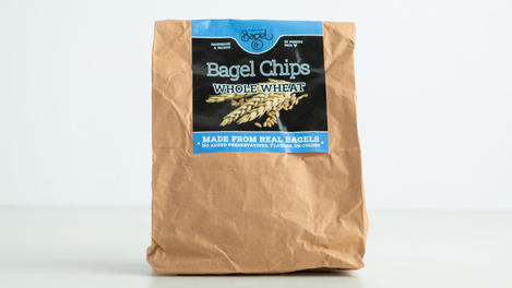 Bagel chips, integral