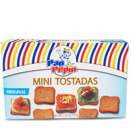 Mini tostadas, Pan Pepin