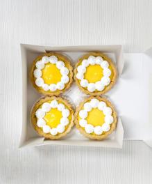 Mini tartas de parcha