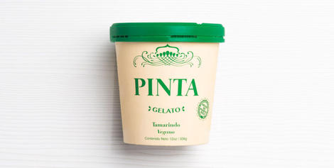 Gelato tamarindo vegano, Pinta
