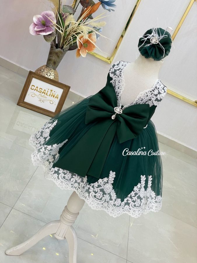 Celia dress emerald - CASALINA COUTURE