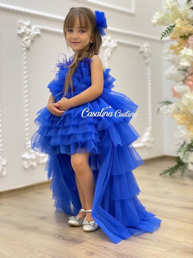 Dulce Dress Royal Blue - CASALINA COUTURE