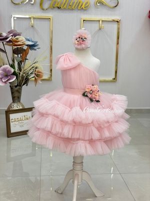 Arianna Dress Pink - CASALINA COUTURE