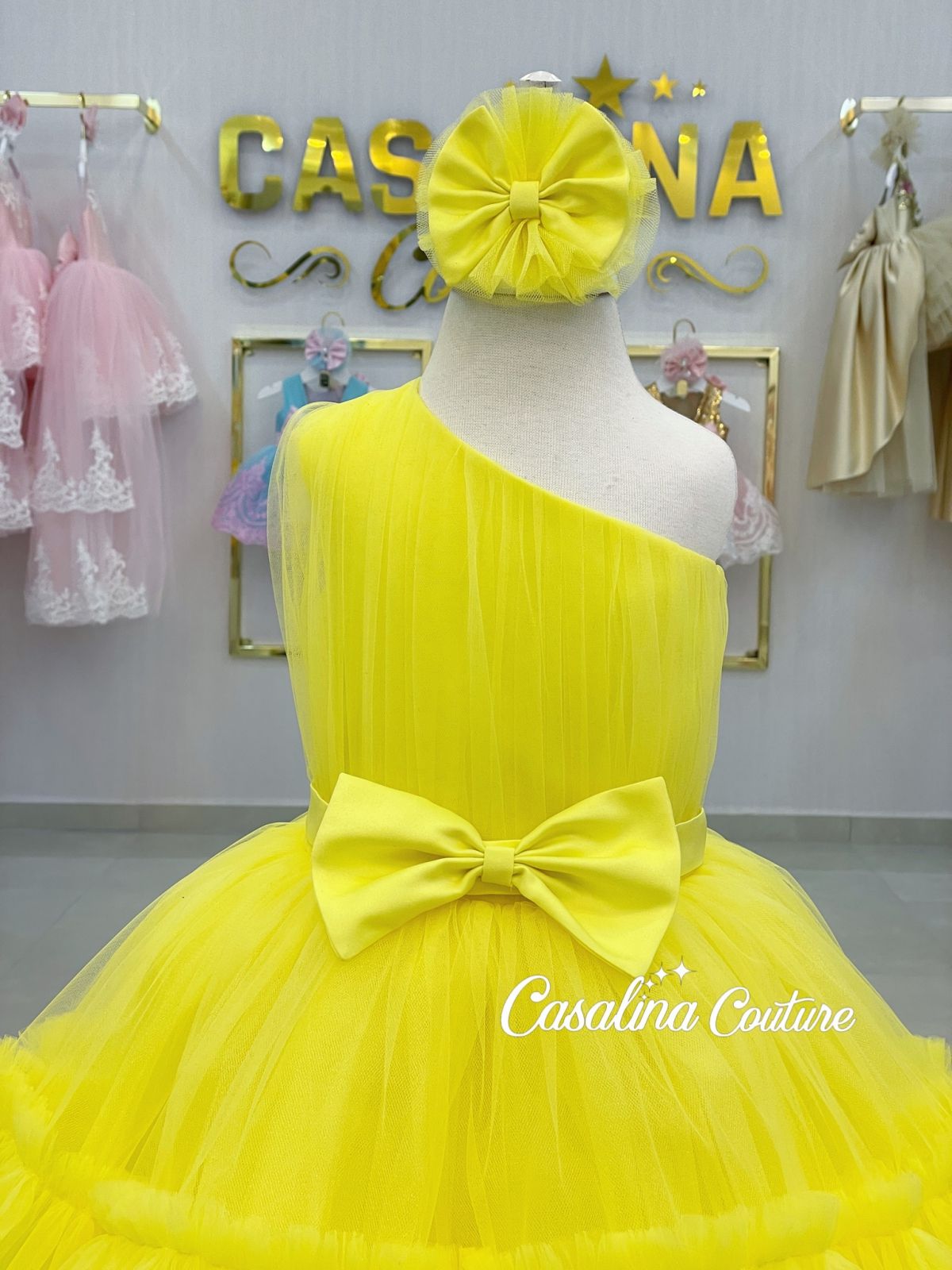 Cecile dress yellow - CASALINA COUTURE