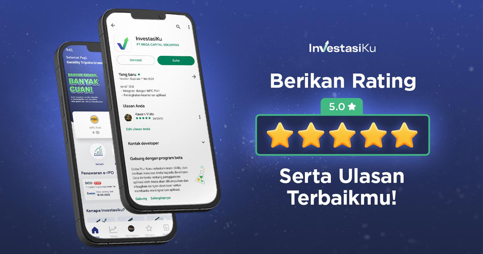 Promo Rating dan Testimoni dapat total 300 ribu MPC Points