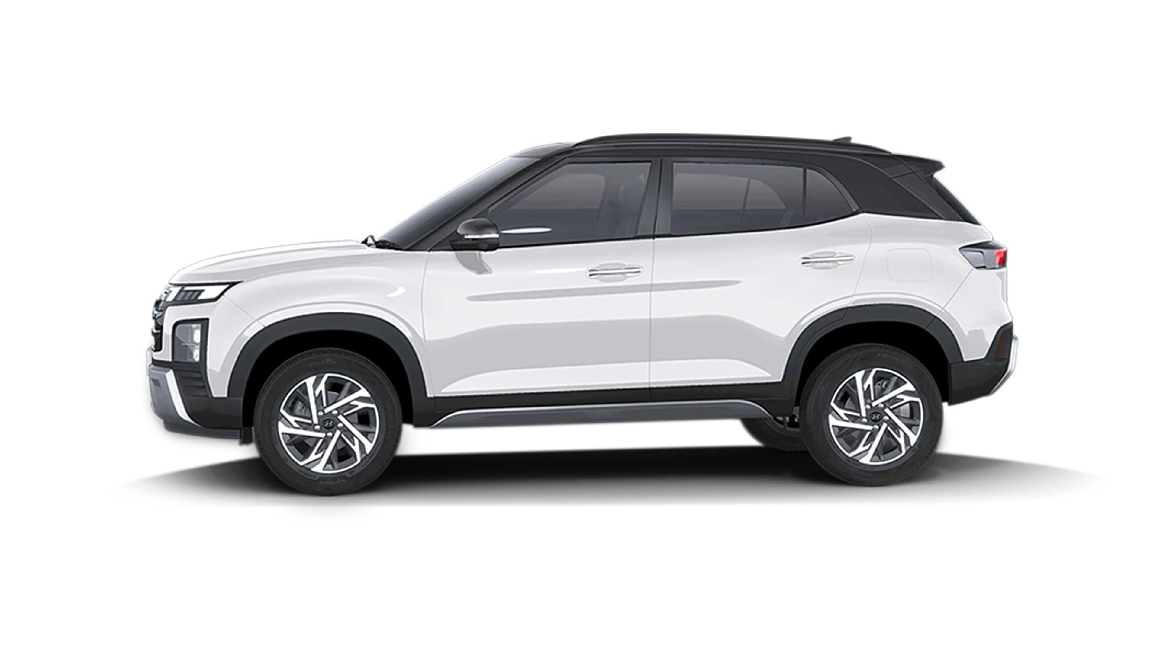 Hyundai Creta Atlas White,Abyss Black