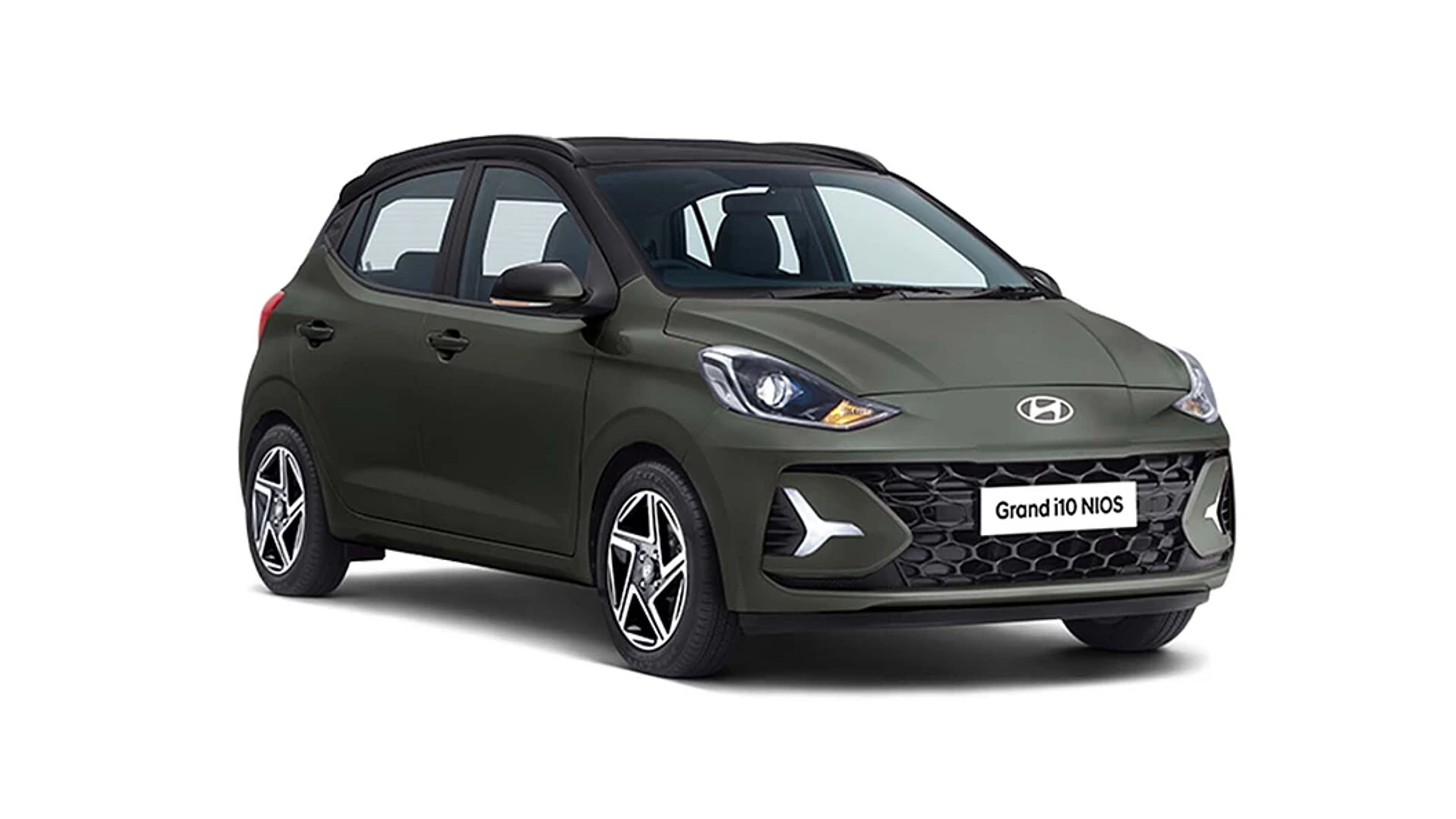 Hyundai Grand i10 Nios Spark Green with Black roof