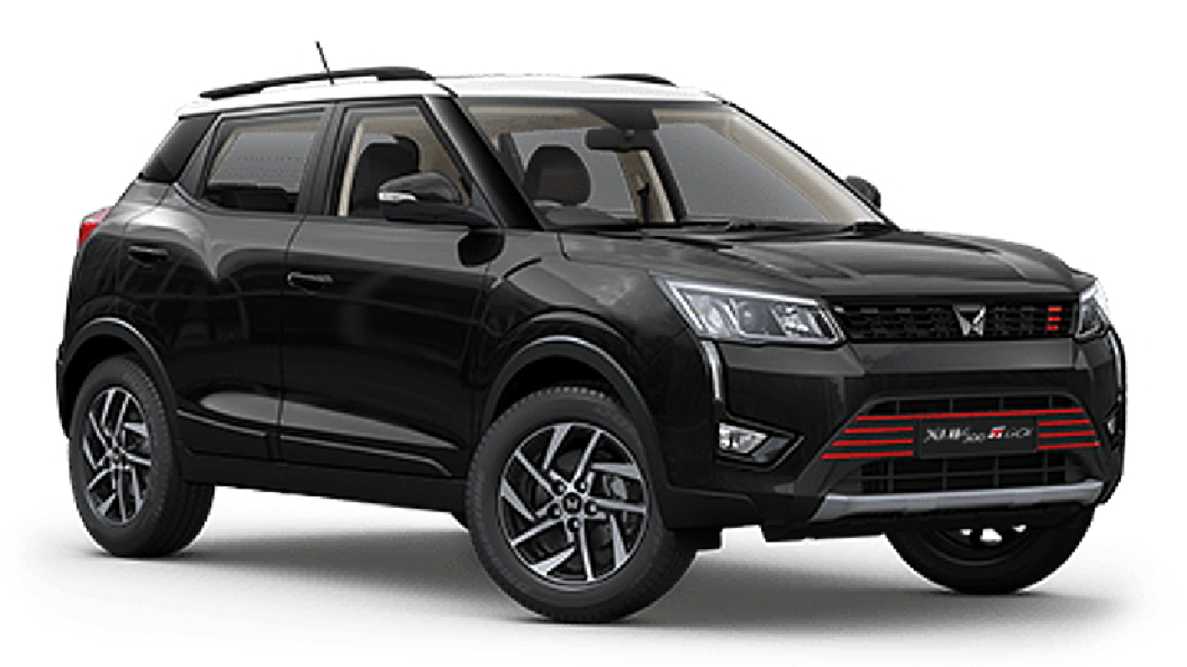 Mahindra XUV300 TurboSport Napoli Black with White Roof