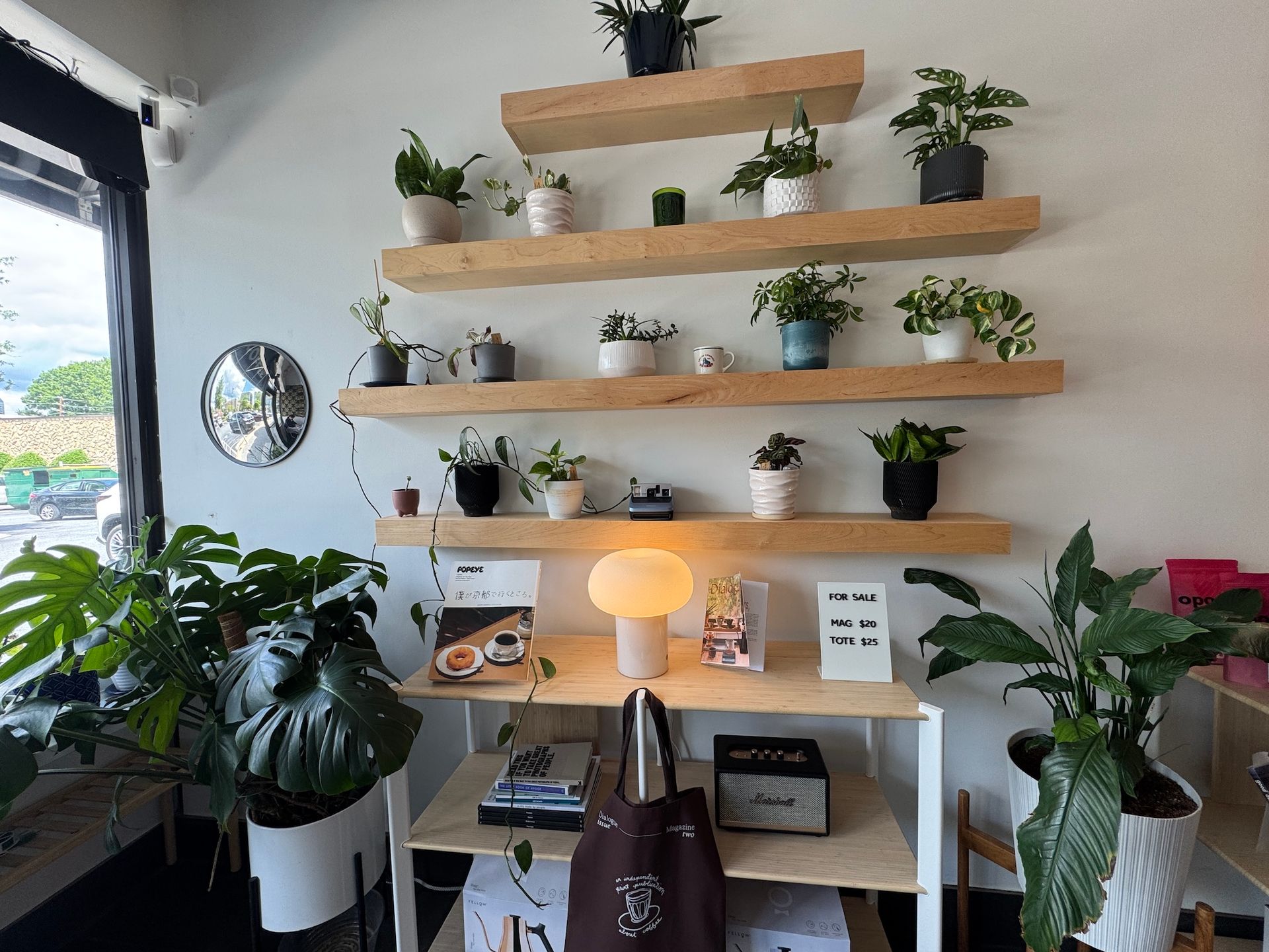 Merch and plants