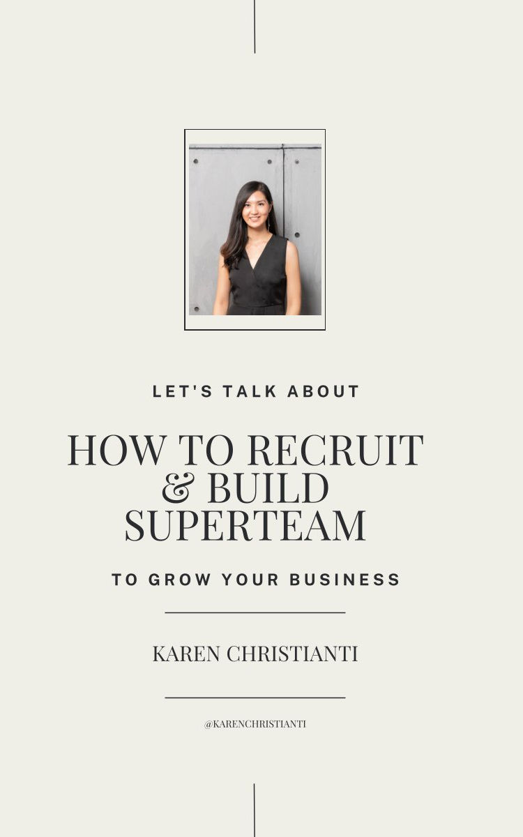 HOW TO RECRUIT  & BUILD SUPERTEAM