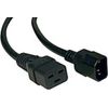 Tripp Lite P047-002 2 Feet Heavy Duty Power Cord - 14 AWG - 1 x IEC 60320 C19/C14 Connectors - Black