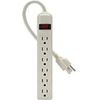 Belkin F9P609-03 Power Strip - 6 Feet Cord - 6-Outlets - Plastic - White