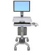 Ergotron WorkFit 24-198-055 C-Mod Single Display Computer Workstation for 22-inch Display Size - Gray