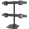 Ergotron DS100 Series 33-324-200 Quad-Monitor Desk Stand - Steel - Black