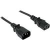 Cables To Go 757120209416 15 Feet Computer Power Cord Extension - 3-pin shroud Female (IEC320C13), 3-pin shroud Male (IEC320C14) - Black