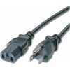 Cables To Go 03134 10 Feet 18 AWG Universal Power Cord - 1 x IEC 320-C13, 1 x NEMA 5-15P - Black