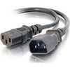 C2G 03145 4 Feet Power Extension Cable - 1 x Power IEC 320 EN 60320 C13 Female, 1 x power IEC 320 EN 60320 C14 Male - Black