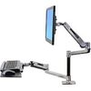 Ergotron WorkFit-LX Desk Mount for Flat Panel Monitor, Keyboard, Mouse - 42