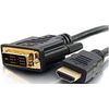 C2G 1.5m HDMI to DVI-D Digital Video Cable - HDMI/DVI for Audio/Video Device - 4.92 ft - 1 x DVI-D (Single-Link) Male Digital Video - 1 x HDMI (Type A) Male Digital Audio/Video - Shielding - Black