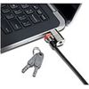 Kensington K67974WW ClickSafe Keyed Lock for Dell Laptops and Tablets - Silver - Carbon Steel - For Notebook / Tablet