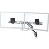 Ergotron 45-479-026 HX Dual Monitor Wall Mount Arm - White