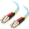 C2G 2m LC-LC 10Gb 50/125 Duplex Multimode OM3 Fiber Cable - Aqua - 6ft - 2m LC-LC 10Gb 50/125 Duplex Multimode OM3 Fiber Cable - Aqua - 6ft