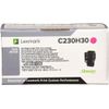 Lexmark Unison Toner Cartridge - Magenta - Laser - High Yield - 2300 Pages