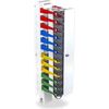 PowerGistics 1T12110 TOWER12 Shelving System - 12 Shelf - Wall-mountable - Integrated Cable Management - Lockable