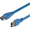 StarTech.com USB3SAB1 1 ft SuperSpeed USB 3.0 Cable A to B - M/M - Type A Male USB - Type B Male USB - 1ft