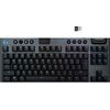 Logitech  920-009495 G915 TKL Tenkeyless Lightspeed Wireless RGB Mechanical Gaming Keyboard - Wireless Connectivity - Bluetooth/Wi-Fi - USB Interface - English - PC, Windows, Mac OS, Chrome OS, Android, iOS - Mechanical Keyswitch - Carbon