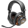 JBL JBLQUANTUMONEBLKAM Quantum ONE Wired Gaming Headset - Over-Ear - Stereo - 32 Ohms - DTS Headphone:X - Active Noise Cancellation - Detachable Boom Mic - Black