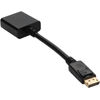 AddOn DISPLAYPORT2DVI 8-inch DisplayPort 1.2 to DVI-I (29 pin) Video Cable -  Male to Female - Black Adapter Cable