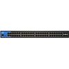 Linksys LGS352MPC 48-Port Managed Gigabit PoE+ Switch - 48 Ports - Manageable - TAA Compliant - 3 Layer Supported - Modular - 740 W PoE Budget - Optical Fiber, Twisted Pair - PoE Ports