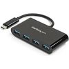 StarTech.com USB C Hub - 4 Port USB C to USB-A (4x) - Bus Powered USB Hub - USB Type C to USB Hub - USB-C to USB - USB 3.1 Type C - Turn a laptop's USB Type-C port into four USB Type-A ports (5Gbps) using this bus-powered hub - 4 Port USB Hub - USB C to U