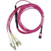 Dell EMC CBL-MPO12-4LC-OM4-7M Multi-mode OM4 Patch Cable - 4x LC Duplex - MPO - UPC - 7.5 Meter