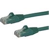 StarTech.com 25ft CAT6 Ethernet Cable - Green Snagless Gigabit - 100W PoE UTP 650MHz Category 6 Patch Cord UL Certified Wiring/TIA - 25ft Green CAT6 Ethernet cable delivers Multi Gigabit 1/2.5/5Gbps & 10Gbps up to 160ft - 650MHz - Fluke tested to ANSI/TIA