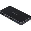 VisionTek VT400 - Dual Display USB-C Docking Station with Power Passthrough - for Notebook - 100 W - USB Type C - 2 Displays Supported - 4K - 3840 x 2160 - 2 x USB 3.0 - 2 x USB Type-A Ports - USB Type-A - 3 x USB Type-C Ports - USB Type-C - 1 x RJ-45 Por