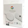 Google Chromecast Network Audio/Video Player - Wireless LAN - Snow - Dolby Atmos, Dolby Digital, Dolby Digital Plus - Internet Streaming - 4K UHD - 2160p - HDMI - USB