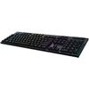 Logitech G915 Lightspeed Wireless RGB Mechanical Gaming Keyboard - Wireless Connectivity - Bluetooth/Wi-Fi - USB Interface Volume Control, Play/Pause, Skip, Mute, G-Key Hot Key(s) - English - PC, Windows, Mac OS, ChromeOS, Android, iOS - Mechanical Keyswi