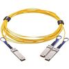 Mellanox 200Gb/s to 2x100Gb/s Active Splitter Fiber Cable - 98.43 ft Fiber Optic Network Cable for Network Device, Switch, Network Adapter - First End: 1 x QSFP28 Network - Second End: 2 x QSFP28 Network - 200 Gbit/s - Splitter Cable - Black
