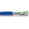 Mohawk M57553B 1000-Feet Riser Cable - 4-Pair - Solid - 24AWG - Cat 5E - UTP - Blue