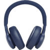 JBL JBLLIVE660NCBLUAM Live 660NC Over-The-Head Headphones - 40 mm - 32 Ohms - 16 Hz to 20 kHz - Active Noise Cancellation - 3.5 mm Jack - Bluetooth - Lithium-Ion Polymer Battery - USB-C - Blue