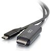 C2G 3ft USB C to HDMI Cable - USB C to HDMI Adapter Cable - 4K 60Hz - M/M - 3 ft HDMI/USB A/V Cable for Audio/Video Device, HDTV, Projector - First End: 1 x HDMI Male Digital Audio/Video - Second End: 1 x Type C Male USB - Supports up to 3840 x 2160 - Bla