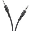 Vivitar OD2023 Auxiliary Cable, 3', Black - 3 ft AUX Audio Cable for Audio Device - First End: Auxiliary - Black - 1 Each