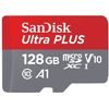 Sandisk SDSQUB3-128G-ANCMA Ultra Plus Flash microSDHC Memory Card - 128 Gigabytes - CLASS 10 - UHS-I - V10 - 80MB/s Read Speed - 10MB/s Write Speed