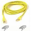 Belkin Cat5e Patch Cable - RJ-45 Male Network - RJ-45 Male Network - 25ft - Yellow