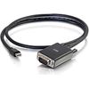 C2G 6ft Mini DisplayPort to VGA Adapter Cable Black - 6 ft Mini DisplayPort/VGA Video Cable for Video Device, PC, MAC, Projector - First End: 1 x Mini DisplayPort Digital Audio/Video - Male - Second End: 1 x 15-pin HD-15 - Male - Supports up to 1920 x