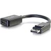 C2G 8in DisplayPort to HDMI Adapter - DP to HDMI Adapter - 1080p - Black - M/F - DisplayPort/HDMI for Audio/Video Device - 8